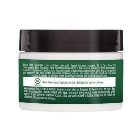 Desert Essence, Manuka & Tea Tree Oil Therapeutic Skin Ointment, 1 Oz