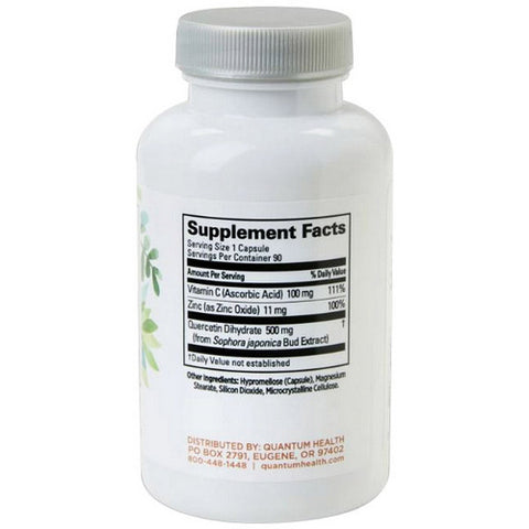 Quantum Health, Quercetin+, 500 Mg, 90 Caps