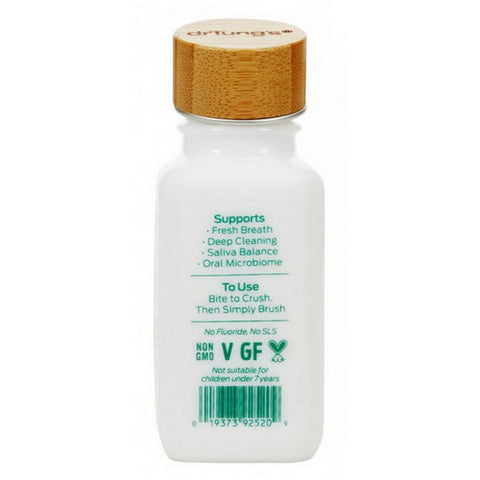 Dr. Tungs, Herbal Toothpowder Tabs Spearmint, 100 Tabs