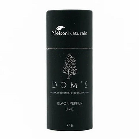 Nelson Naturals, Natural Deodorant Black Pepper Lime Stick, 75 Grams