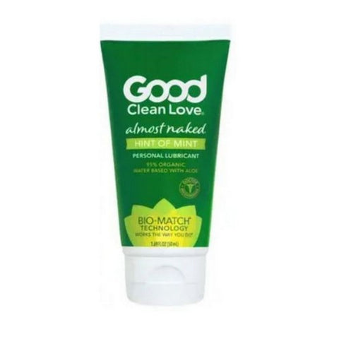 Good Clean Love, Personal Lubricant Almost Naked Organic Hint of Mint, 1.69 Oz