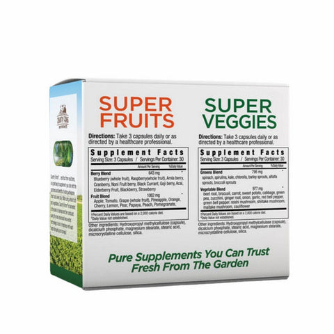 Country Farms, Super Fruits & Veggies, 90 Capsules