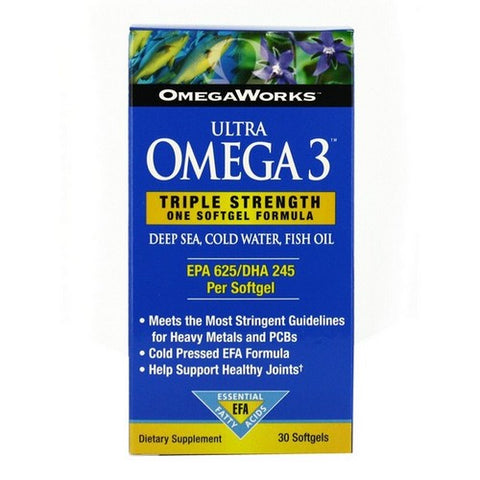 OmegaWorks, Omega 3 Ultra Omega, 30 Softgels