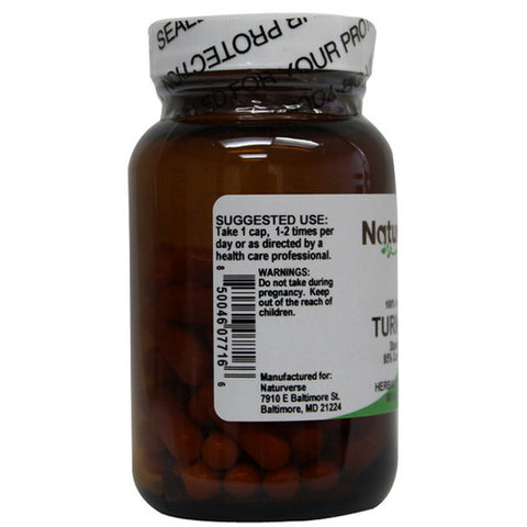 Naturverse, Turmeric Powder Capsules Standardized, 60 VegCaps