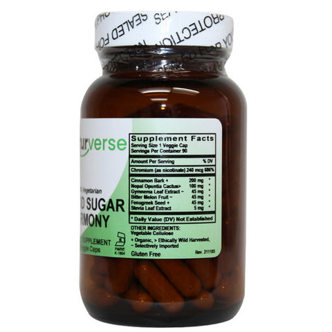 Naturverse, Blood Sugar Harmony Powder Capsule, 90 VegCaps
