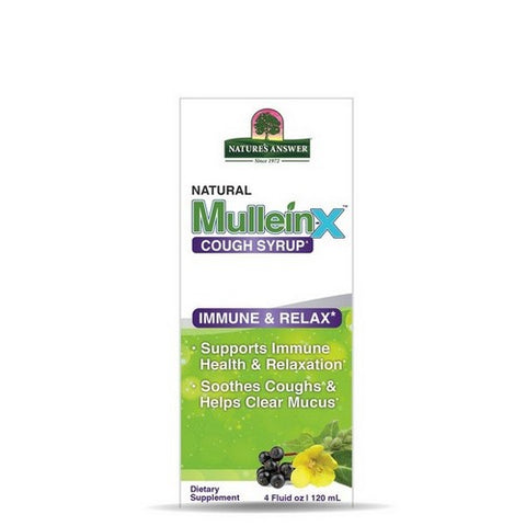 Nature's Answer, Mullein-X Cough Syrup Immune And Relax, 4 Oz