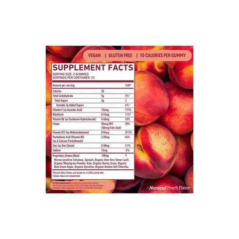 8greens, Super Greens Real Greens Powder In A Gummy, 50 Gummies