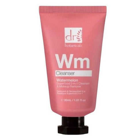 Dr Botanicals, Superfood 2-In-1 Cleanser And Makeup Remover, Watermelon 1.01 Oz