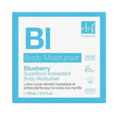 Dr Botanicals, Blueberry Superfood Antioxidant Body Moisturiser, 2 Oz