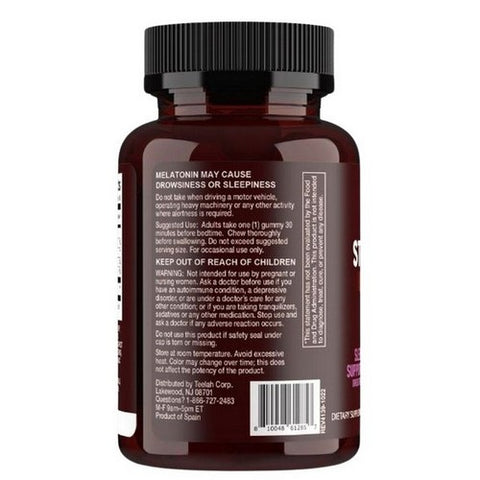 Yum-V's, Strong Earth Organic Gummies Melatonin, 5 Mg, 60 Gummies