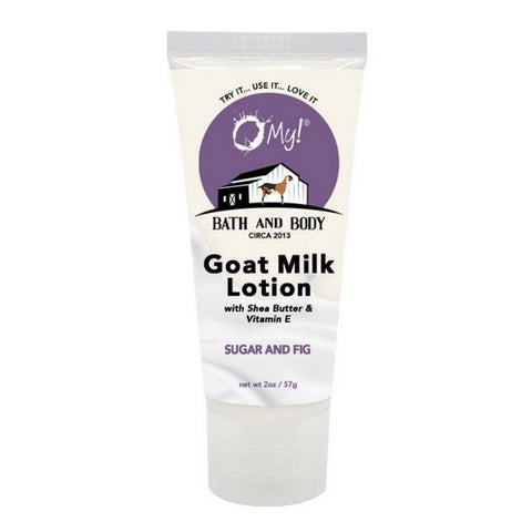 O MY!, Sugar And Fig Goat Milk Lotion, 2 Oz