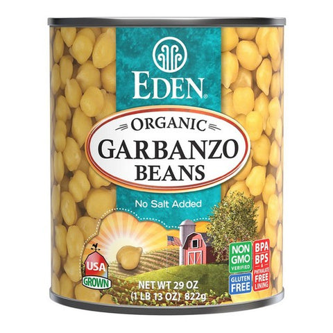 Eden Foods, Organic Garbanzo Beans Chickpeas, 29 Oz (Case Of 12)