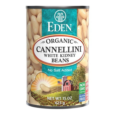 Eden Foods, Organic Cannellini White Kidney Beans, 15 Oz (Case Of 12)
