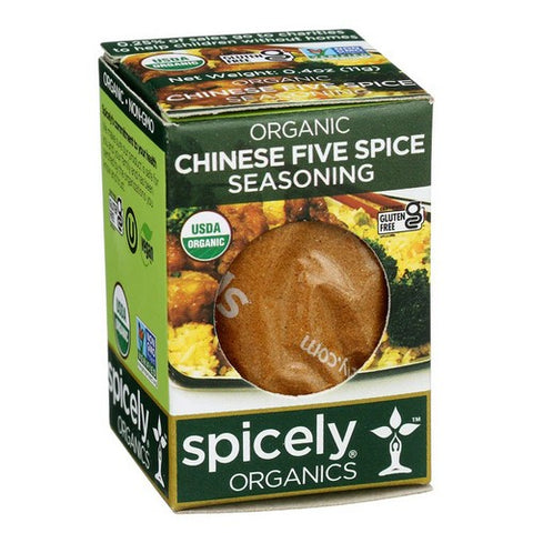 Spicely Organics, Organic Chinese Five Spice Seasoning, 0.4 Oz (Case Of 6)
