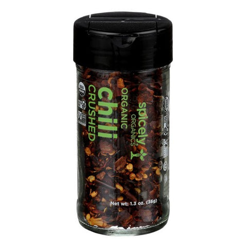 Spicely Organics, Organic Chili Pepper Crushed, 1.3 Oz (Case Of 3)