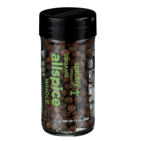 Spicely Organics, Organic Allspice Whole, 1.3 Oz (Case Of 3)