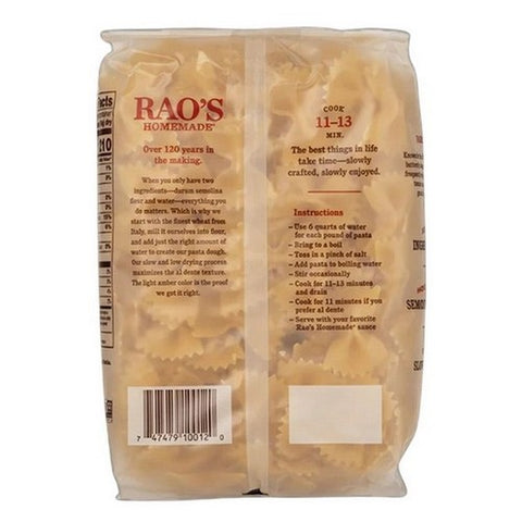 Rao's, Homemade Farfalle Pasta, 16 Oz (Case Of 6)