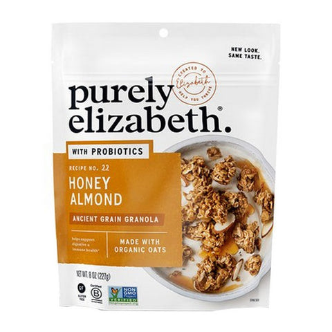 Purely Elizabeth, Ancient Grain Granola Honey Almond Probiotic, 8 Oz (Case Of 6)