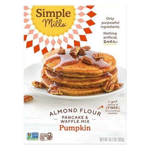 Simple Mills, Pumpkin Pancake And Waffle Mix, 10.7 Oz (Case Of 6)
