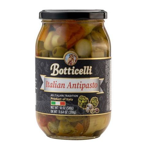 Botticelli Foods Llc, Italian Antipasto Hot, 18 Oz (Case Of 12)