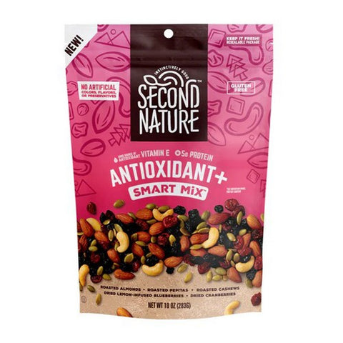 Second Nature, Antioxidant Plus Smart Mix Nut Medley, 10 Oz (Case Of 6)