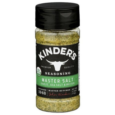 Kinders, Organic Seasoning Master Salt, 2.75 Oz (Case Of 8)