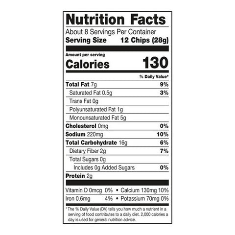 Late July, Garden Ranch Tortilla Chips, 7.8 Oz (Case Of 12)