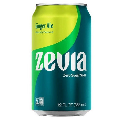 Zevia, Ginger Ale Zero Calorie, 12 Oz (Case Of 12)