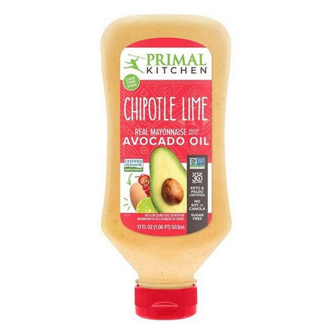 Primal Kitchen, Squeeze Chipolte Lime Real Mayo With Avocado Oil, 17 Oz (Case Of 6)