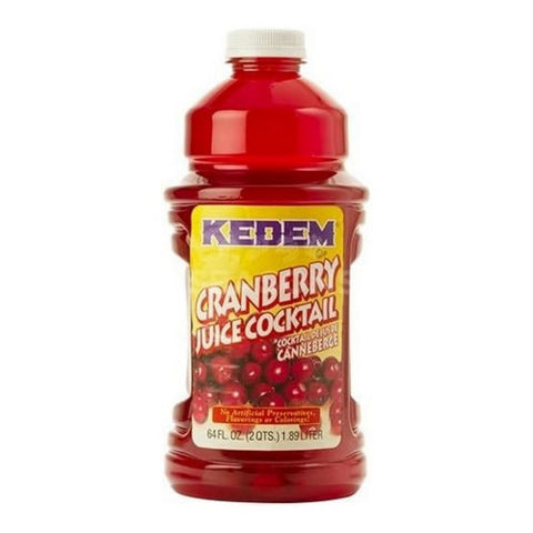 Kedem, Cranberry Fruit Juice, 64 Oz (Case Of 8)