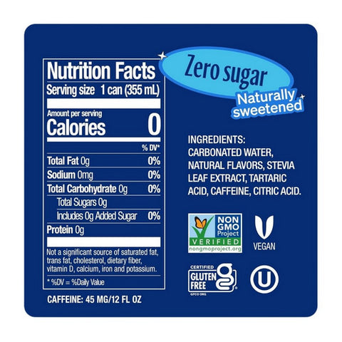 Zevia, Cola Soda Zero Calorie, 144 Oz (Case Of 2)