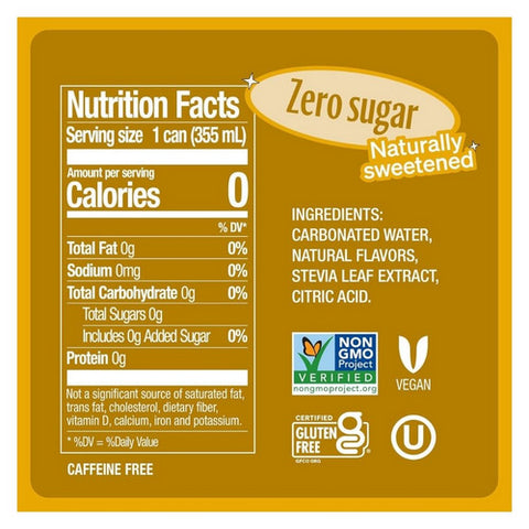 Zevia, Soda Cream Zero Calorie, 144 Oz (Case Of 2)