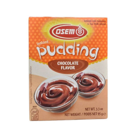 Osem, Chocolate Pudding, 3.3 Oz (Case Of 12)