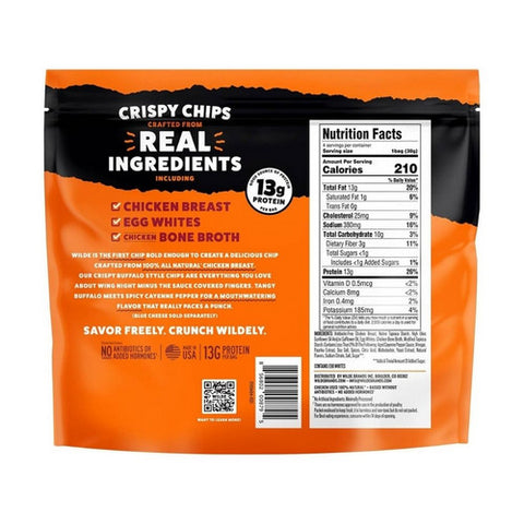 Wilde Snacks, Buffalo Style Protein Chips, 5.4 Oz (Case Of 8)