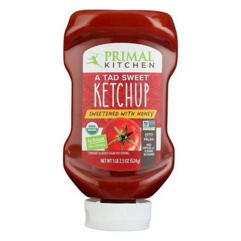 Primal Kitchen, Tad Sweet Ketchup Sweetened With Honey, 18.5 Oz (Case Of 6)