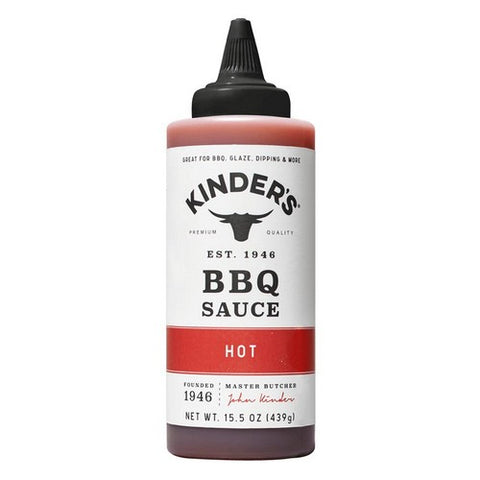 Kinders, BBQ Sauce Hot, 15.5 Oz (Case Of 6)
