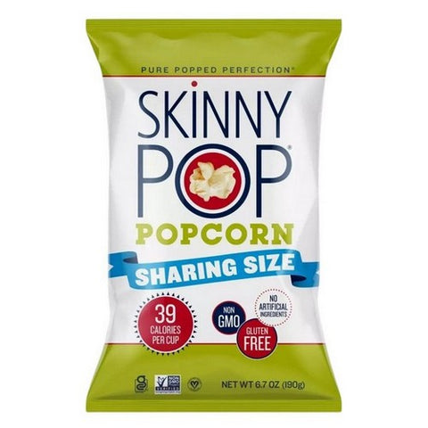 Skinny Pop, Original Popcorn Sharing Size, 6.7 Oz(Case Of 6)