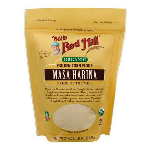 Bobs Red Mill, Organic Masa Harina, 24 Oz
