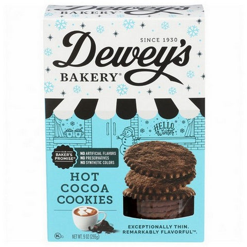 Deweys, Hot Cocoa Cookies, 9 Oz(Case Of 6)