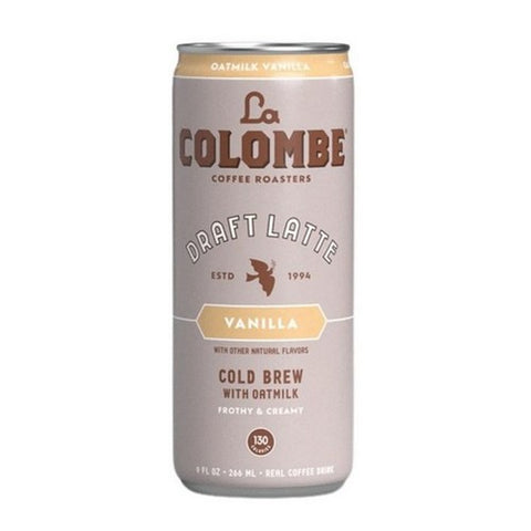 La Colombe, Draft Latte With Oatmilk Vanilla, 9 Oz(Case Of 12)