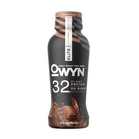 Owyn, Plant Based Pro Elite Chocolate Protein Drink, 12 Oz(Case Of 12)