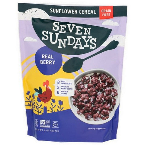 Seven Sundays, Sunflower Cereal Real Berry Grain Free, 8 Oz(Case Of 6)