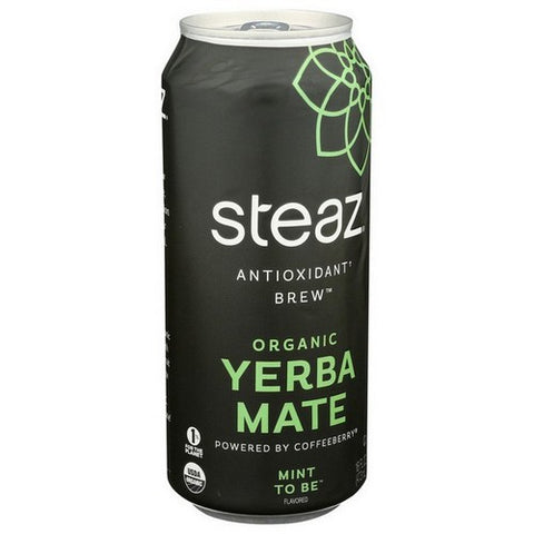 Steaz, Organic Mint To Be Yerba Mate, 16 Oz(Case Of 12)