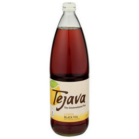 Tejava, Black Tea Lemon, 33.8 Oz(Case Of 12)