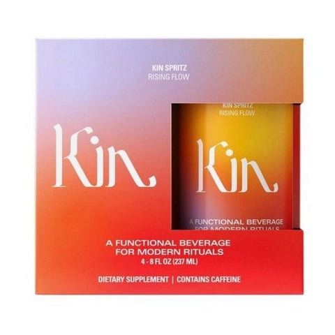 Kin Euphorics, Energy Spritz Rising Flow, 32 Oz(Case Of 6)
