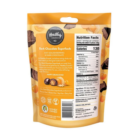 Healthy Crunch, Superfood Real Golden Berry Dark Chocolate, 7 Oz(Case Of 6)