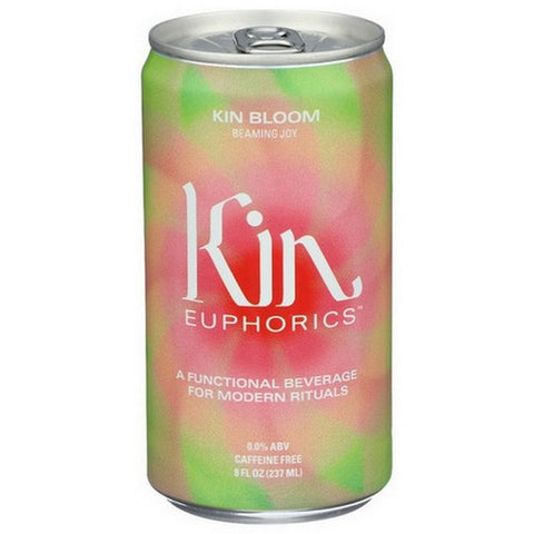 Kin Euphorics, Euphorics Bloom Joy Mood, 8 Oz(Case Of 24)
