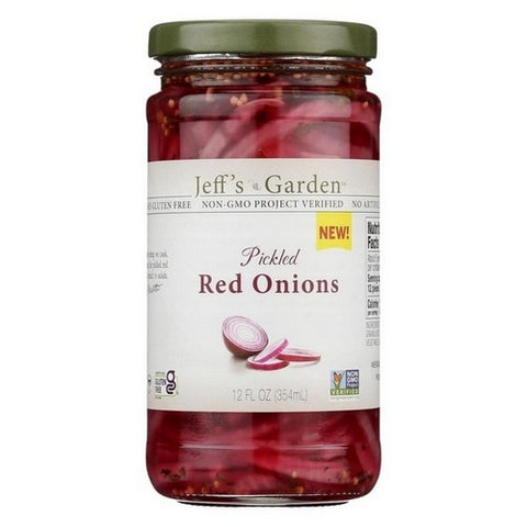 Jeff's GardenPatak, Onions Pickled Red, 12 Oz(Case Of 6)