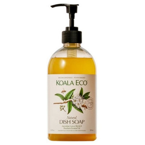 Koala Eco, Natural Dish Soap Liquid Lemon Myrtle And Mandarin, 16.9 Oz(Case Of 6)