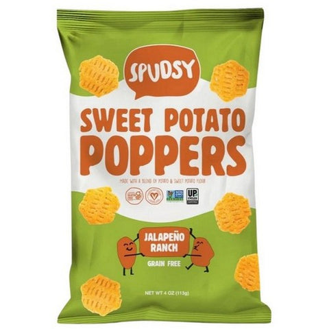 Spudsy, Sweet Potato Poppers Jalapeno Ranch, 4 Oz(Case Of 9)